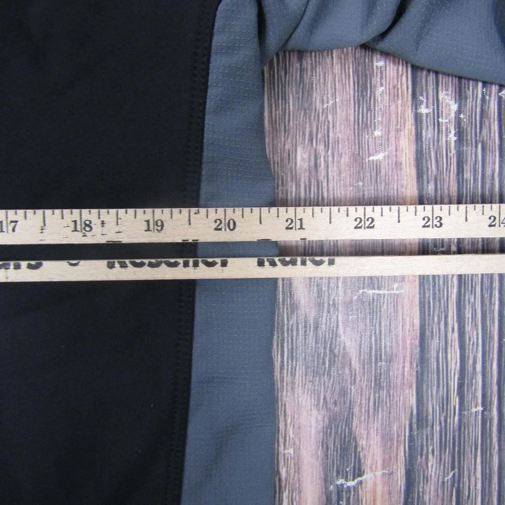 Nike ACG Jacket Mens Small Black Gray Full Zip‎ Softshell Hiking Walking Trail